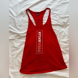 Men’s red ryderwear stringer
